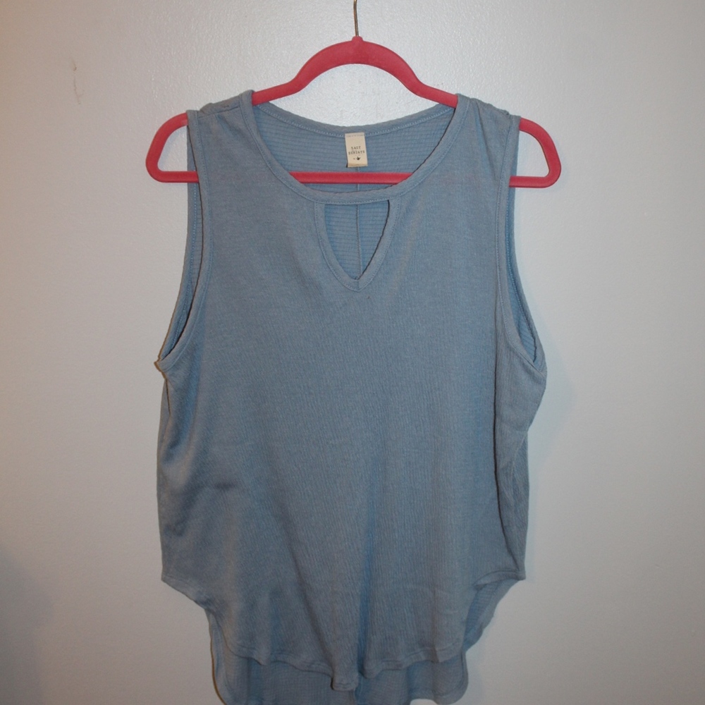 NWOT ANTHROPOLOGE I'Lazy Sundays'  Sky Blue Top